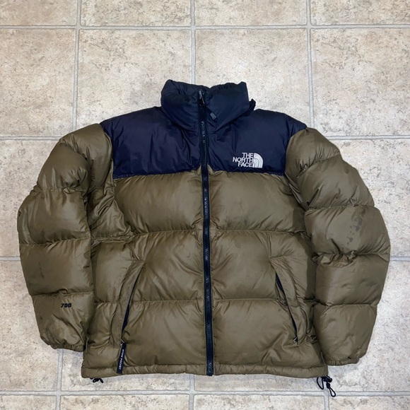 The North Face Jackets & Coats Vintage North Face Olive Nuptse 70